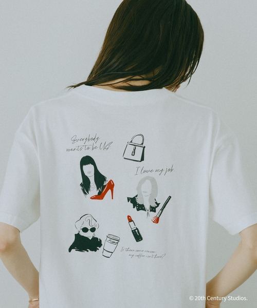 GLOBAL WORK（グローバルワーク） tシャツ 半袖 「プラダを着た悪魔