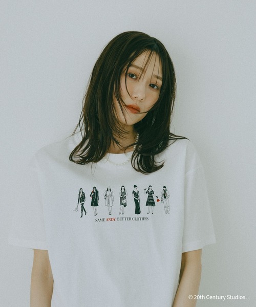 GLOBAL WORK（グローバルワーク） tシャツ 「プラダを着た悪魔