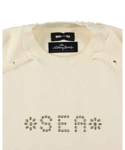 The Rolling Stones WDS S/S Tee M ホワイト WIND AND SEA（ウィンダンシー） tシャツ The Rolling Stones x WDS