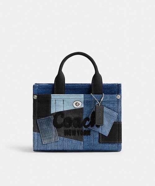 （一度のみ使用）COACH 2way ハンドバッグ ブルー系 COACH（コーチ） 2WAYバッグ ONE ブルー系その他 レディース