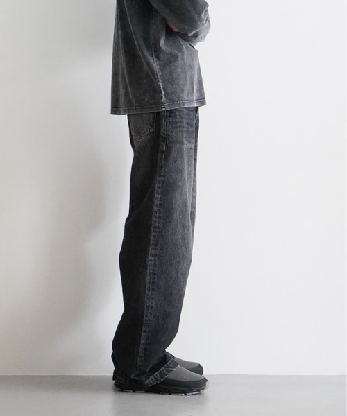 ワイドパンツ ジーンズ KAIKO The denim wide fit vintage メンズ レディースの画像