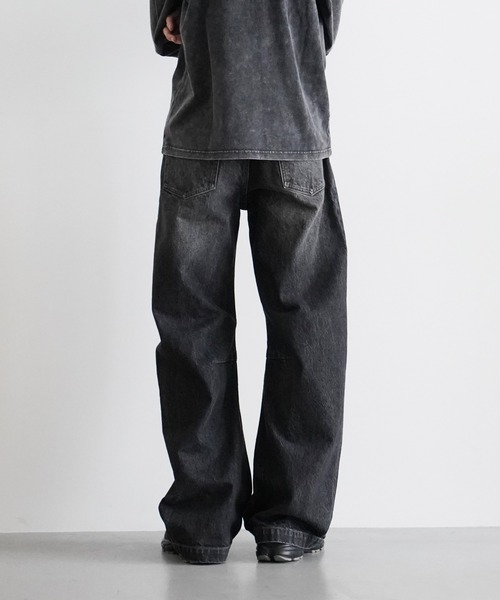 ワイドパンツ ジーンズ KAIKO The denim wide fit vintage メンズ レディースの画像