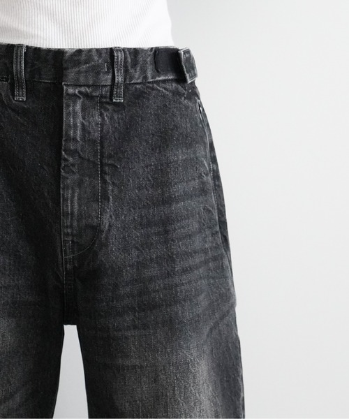 ワイドパンツ ジーンズ KAIKO The denim wide fit vintage メンズ レディースの画像