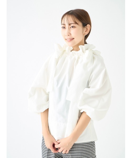 「CELFORD」 長袖ブラウス ONE SIZE パープル レディース_画像7