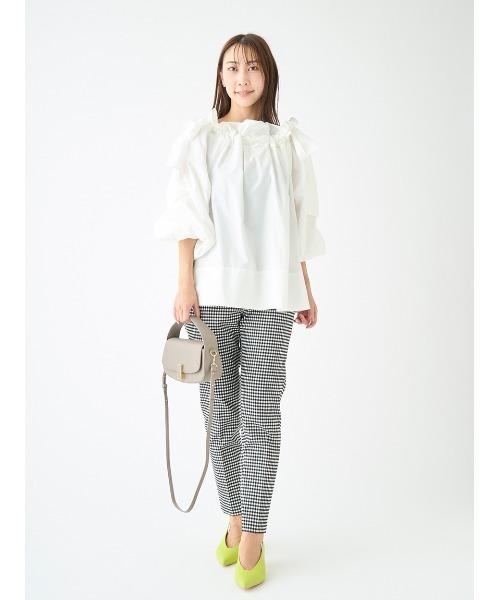 「CELFORD」 長袖ブラウス ONE SIZE パープル レディース_画像8