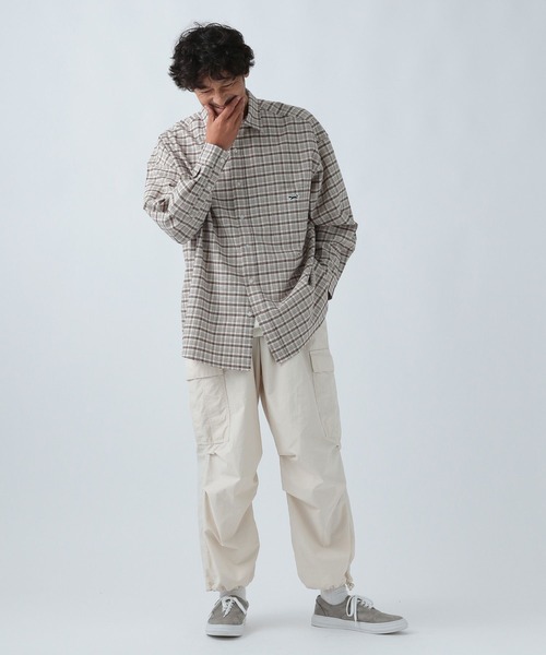 「PENNEYS」 長袖シャツ LARGE オフホワイト メンズ_画像4