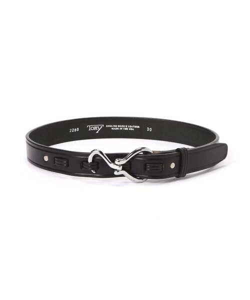 「TORY LEATHER」 ベルト 28 ブラック メンズ_画像2