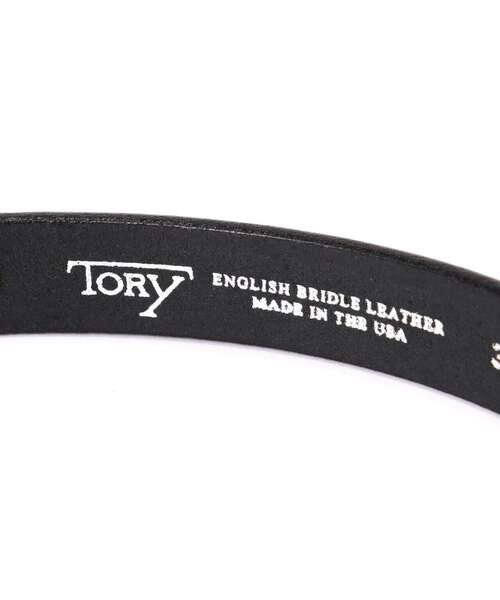 「TORY LEATHER」 ベルト 28 ブラック メンズ_画像8