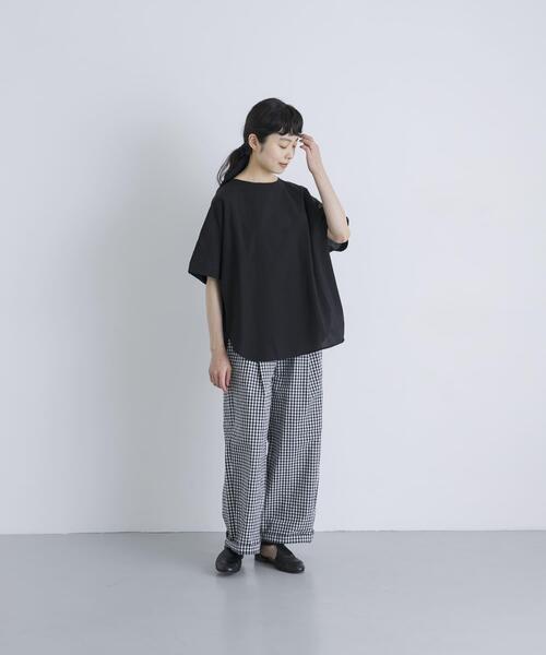 かぐれ ワイドパンツ パンツ ウェザーワッシャーワイドパンツ