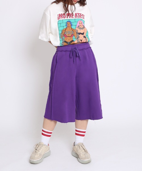 「PUNYUS」 ハーフパンツ 4 ブラック レディース_画像8