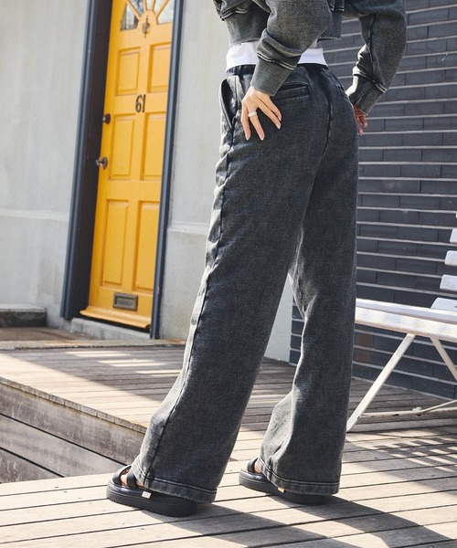 「DURAS」 スウェットパンツ MEDIUM ブラック レディース_画像5