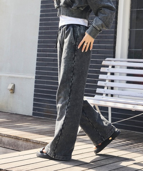 「DURAS」 スウェットパンツ MEDIUM ブラック レディース_画像6