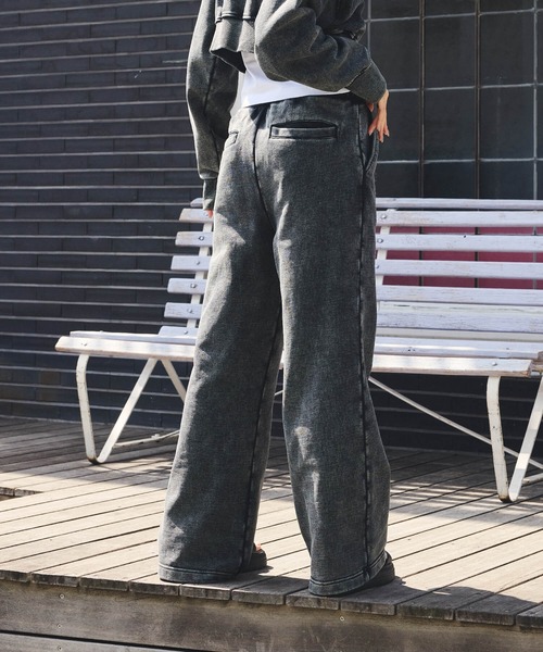 「DURAS」 スウェットパンツ MEDIUM ブラック レディース_画像9