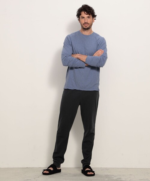 「JAMES PERSE」 長袖Tシャツ 2 ホワイト メンズ_画像2