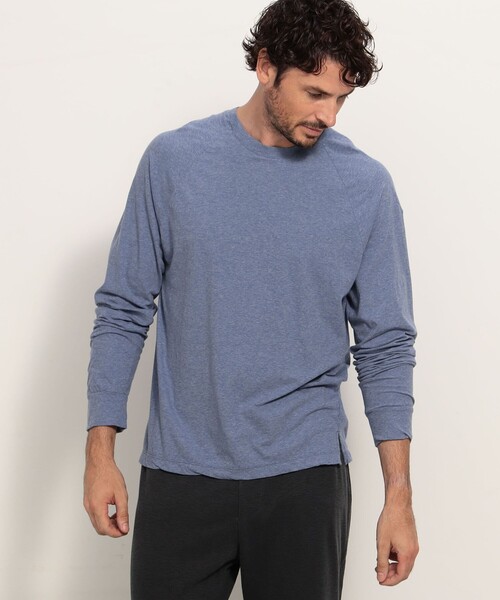 「JAMES PERSE」 長袖Tシャツ 2 ホワイト メンズ_画像3