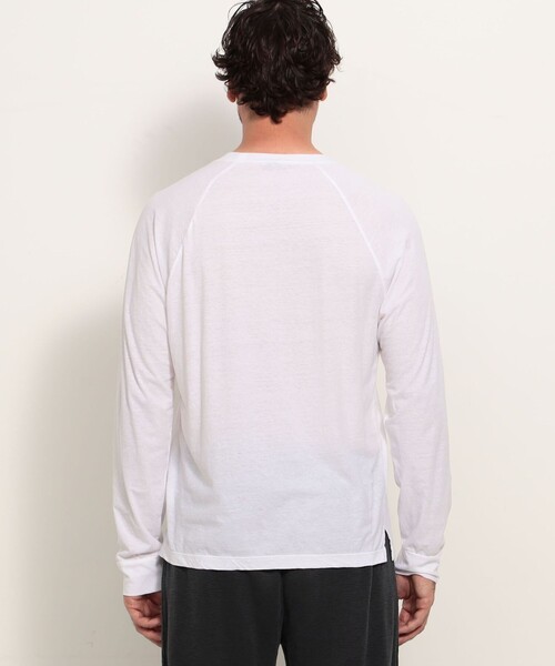 「JAMES PERSE」 長袖Tシャツ 2 ホワイト メンズ_画像8