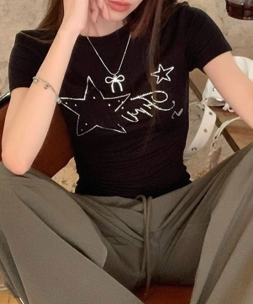 tシャツ 半袖 ストーンロゴピチTシャツ レディース : ZOZOTOWN Yahoo
