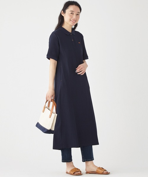 「KRIFF MAYER Lady's Collection」 半袖ワンピース LARGE ホワイト レディース_画像4