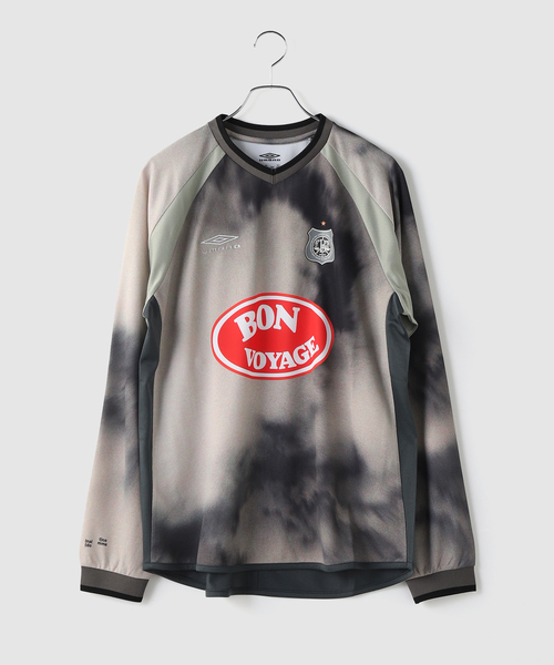 ばすたーbal×umbro LS SOCCER JERSEY size L bal（バル） tシャツ × UMBRO LS SOCCER JERSEY メンズ レディース