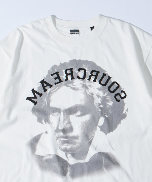 「Sourcream」 半袖Tシャツ LARGE ホワイト レディース_画像5