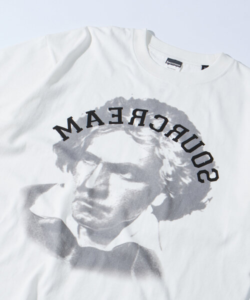 「Sourcream」 半袖Tシャツ LARGE ホワイト レディース_画像6