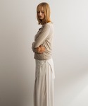 ワイドパンツ パンツ レイヤードデザイン ワイ...の詳細画像5