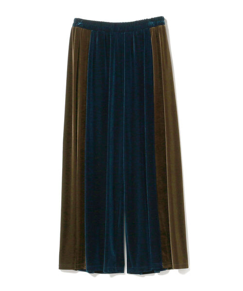 21年春夏再入荷 パンツ Carolina Glaser 配色 ベロアパンツ 送料無料 早い者勝ち Www Skylanceronline Com