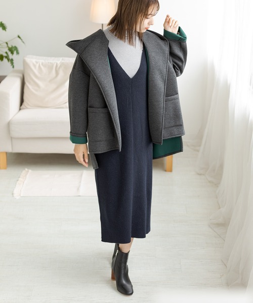 ZAKKA-BOX（ザッカボックス） パーカー ボンディングフードジャケット