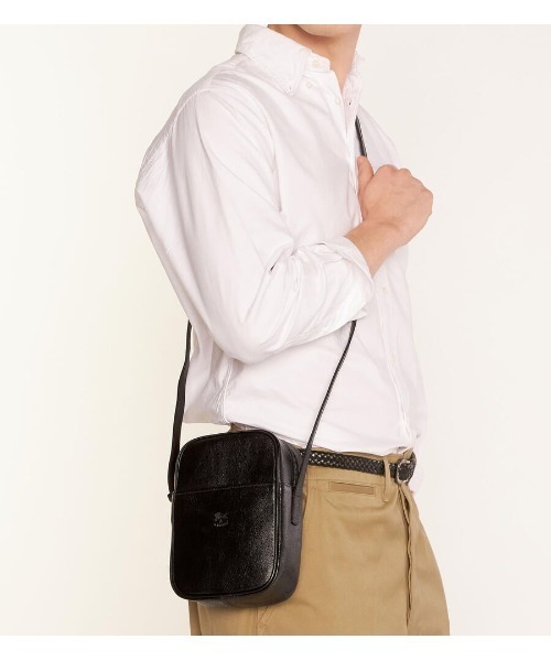 ショルダーバッグ バッグ IL BISONTE / ORIGINAL LEATHER / クロスボディバッグ レディース メンズの画像