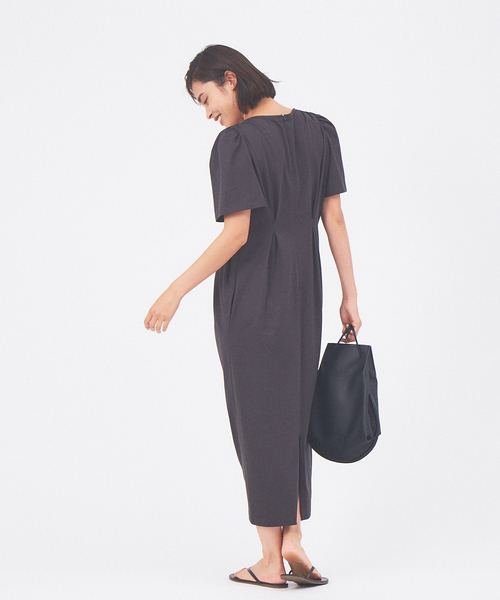 Lotus] Suvin Cotton Plating Jersey フルレングスワンピース - www ...