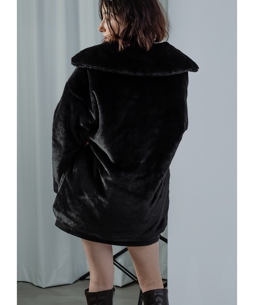 Adoon plain ブルゾン アウター 「APL´22outer」フェイクファー