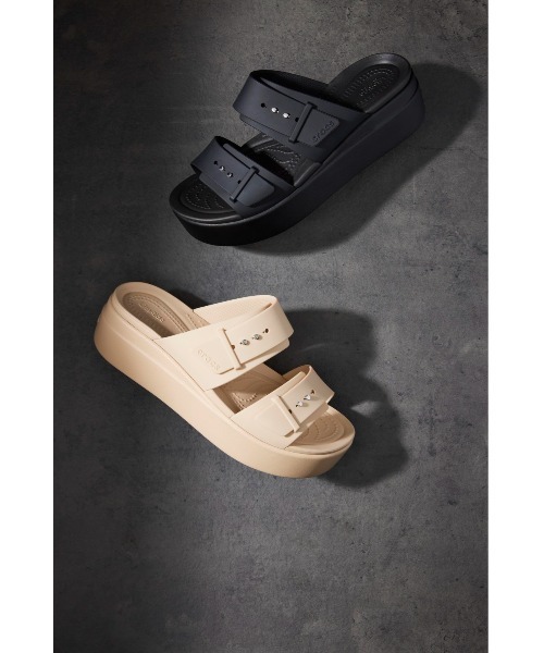 crocs サンダル クロックス ブルックリン ロー ウェッジ