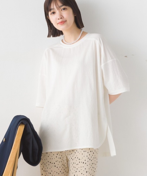 OMNES（オムネス） tシャツ 半袖 接触冷感オーバーサイズ半袖プル