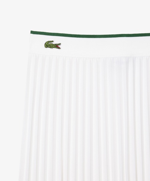 LACOSTE（ラコステ） スカート 配色ウエストプリーツスカート