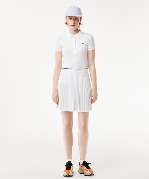 LACOSTE（ラコステ） スカート 配色ウエストプリーツスカート