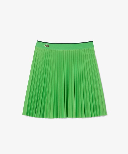 ラコステ　スコート　プリーツスカート LACOSTE（ラコステ） スカート 配色ウエストプリーツスカート