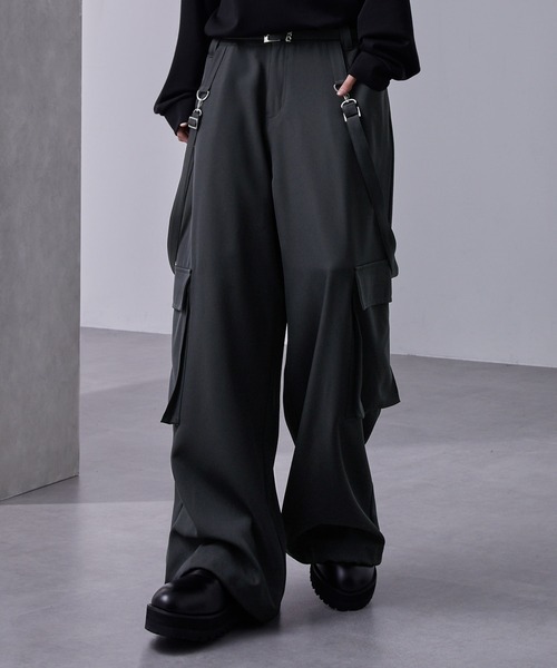Loose（ルース） スラックス ドレープモード ギミックワイド