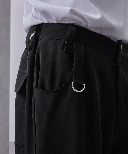 Loose（ルース） スラックス ドレープモード ギミックワイド