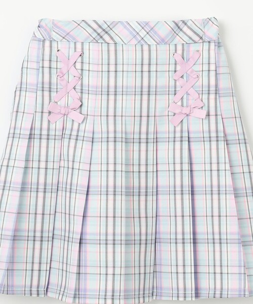 ANY（エニィ） パンツ チェック柄 ガーリー スカパン キッズ 子供服