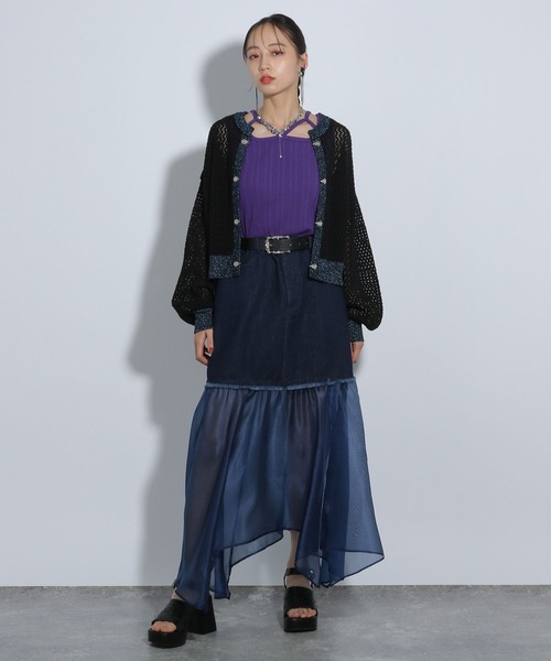 ノースリーブタンクトップ パーティ Design history 春服