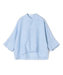 【美品】MACPHEE リネン100% ストライプ ブラウス シャツ ゆったり 大注目 美品】MACPHEE ゆったり シャツ ブラウス ストライプ