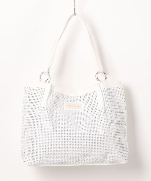 STYLEBLOCK（スタイルブロック） トートバッグ ラインストーン装飾 