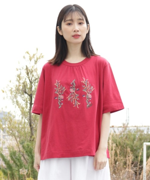 SUPER HAKKA（スーパーハッカ） tシャツ 半袖 スワッグ刺繍Tシャツ