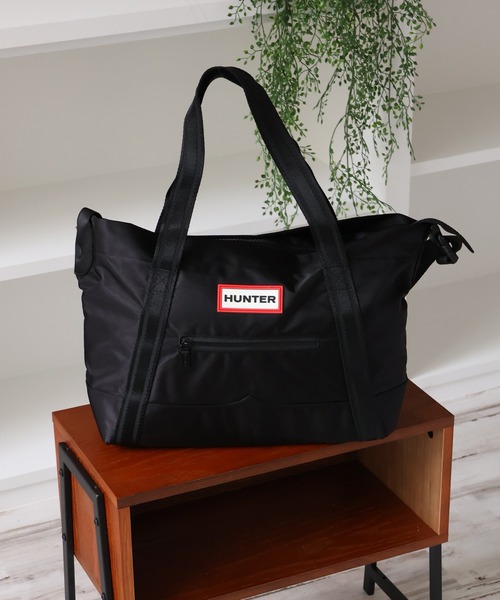 HUNTER トートバッグ 「HUNTER/ハンター」NYLON MIDI TOPCLIP