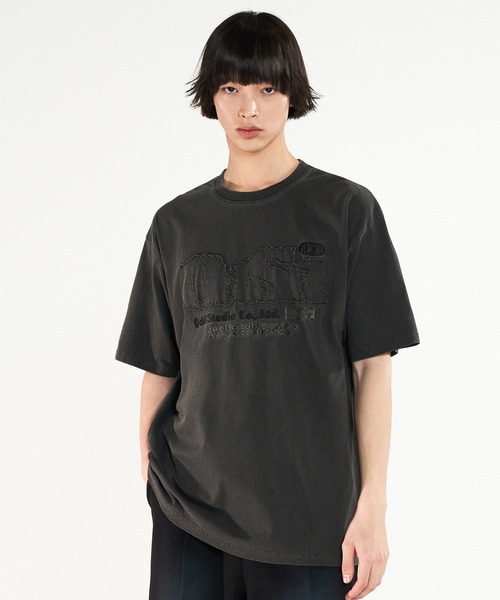 tシャツ ODD PIGMENT DUSTY OVER FIT TEE レディース ODD STUDIO tシャツ PIGMENT DUSTY OVER FIT TEE レディース
