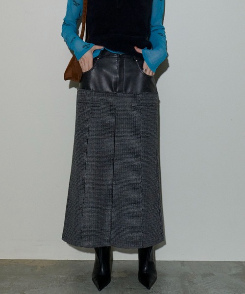 MAISON SPECIAL（メゾンスペシャル） スカート Tweed Layered Box