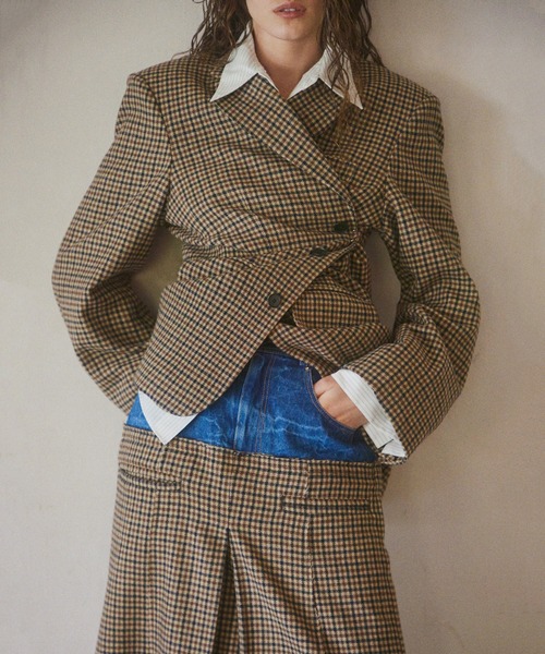 MAISON SPECIAL（メゾンスペシャル） スカート Tweed Layered Box