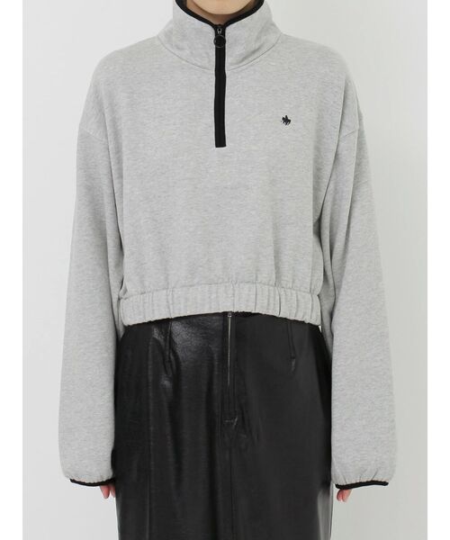 【spick&spamw】 Polo ハーフZIPスウェット POLO BCS トレーナー スウェット 「POLO コラボ」ハーフZIP