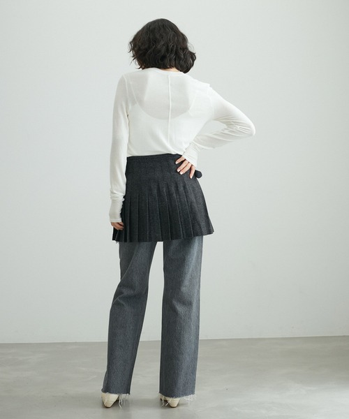 O'Neil of Dublin for ADAM ET ROPE'スカート セール】【O'Neil of Dublin】別注COMBI FASHION MAXI KILT
