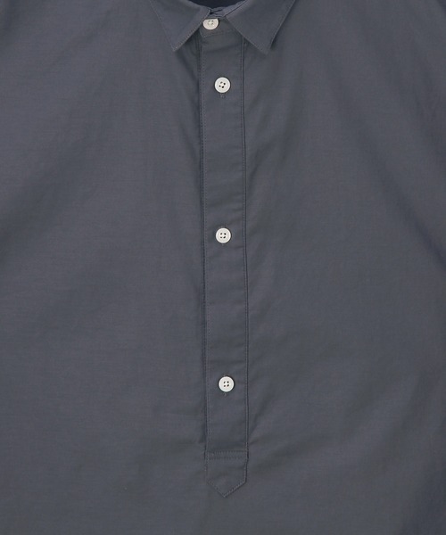 LANVIN en Bleu シャツ ショートカラー プルオーバーシャツ